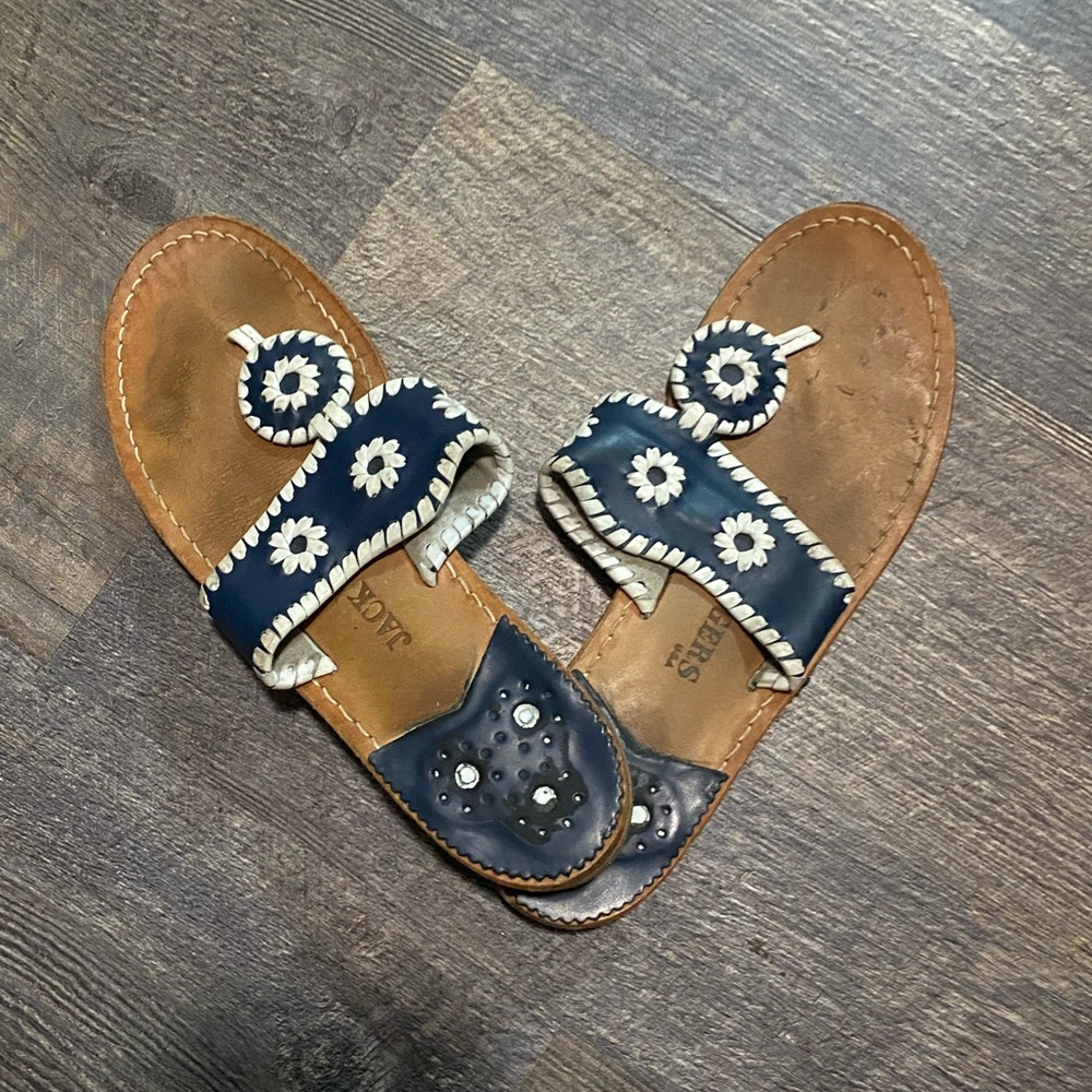 Navy and White Jack Rogers